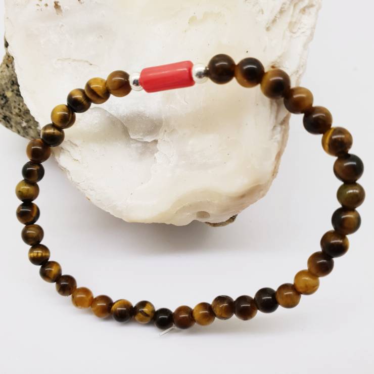 Création de bracelet perles naturelles