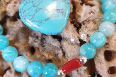 Bijoux perles en pierres naturelles véritable