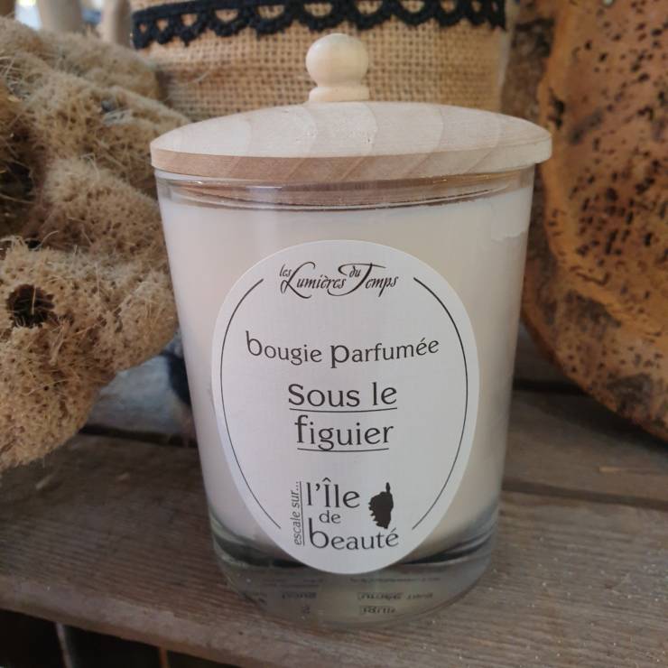 bougie parfumée figuier