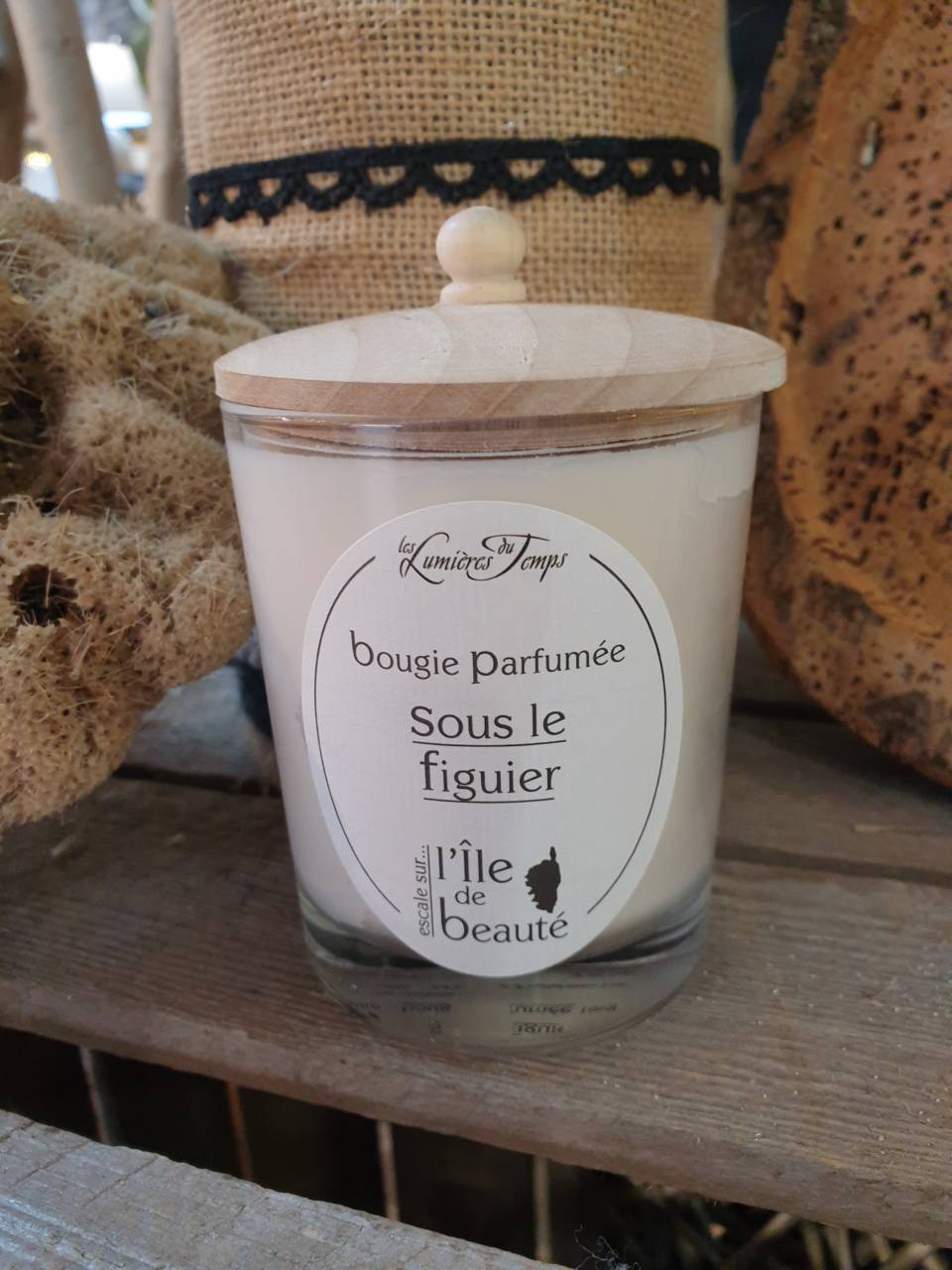 bougie parfumée figuier