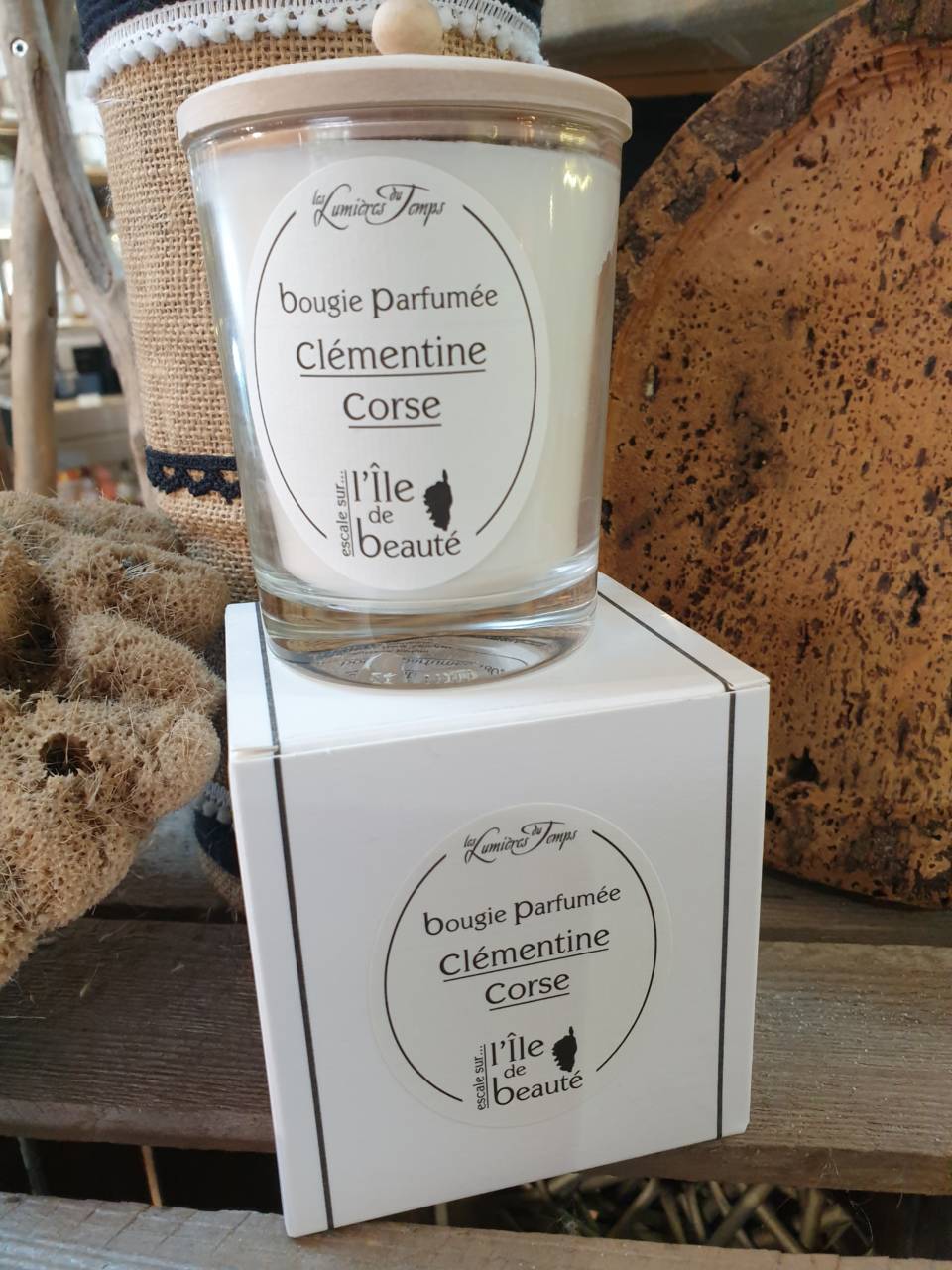 Bougie parfumée clémentine Corse