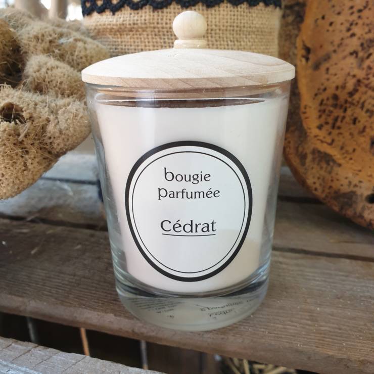 Bougie parfumé Cédrat