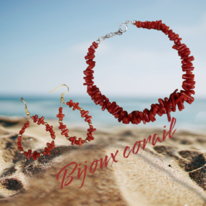 Bijoux corail rouge