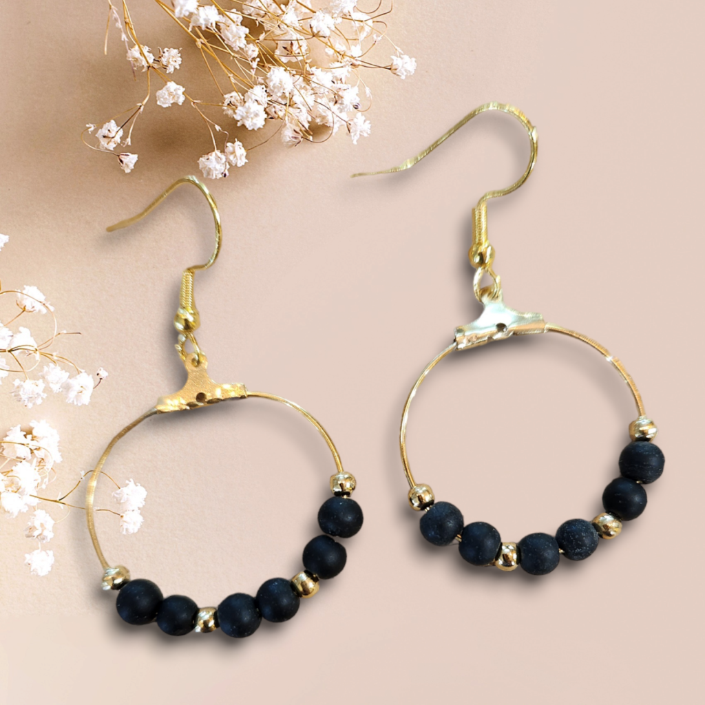Boucles D'Oreilles Femme En Acier Inoxydable Doré Avec Strass - Bijoux Élégants Hypoallergéniques Pour Toutes Occasions - 4